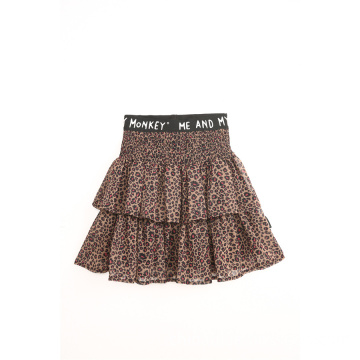 Girls high quality printed short skirt